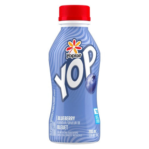 Yoplait Yop 1.5% Drinkable Yogurt Blueberry 200 ml (bottle)