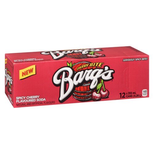 Barq's Soft Drink Cherry Bite 12 x 355 ml (cans)