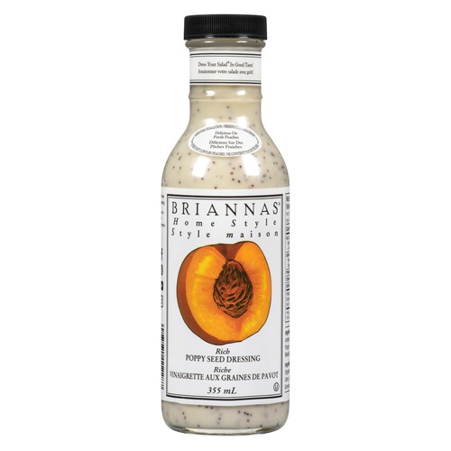 Briannas Dressing Poppy Seed 355 ml