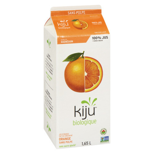 Kiju Organic Orange Juice Without Pulp 1.65 L Voilà Online Groceries