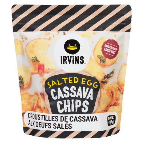Irvins Cassava Chips Salted Egg 105 g