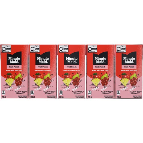Minute Maid Juice Fruit Punch 10 x 200 ml (cartons)