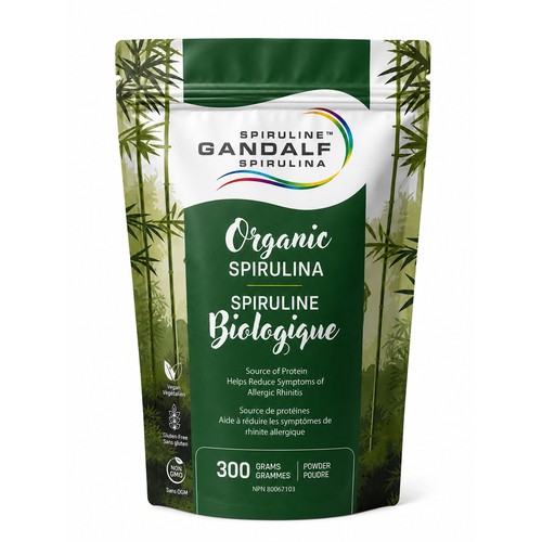 Gandalf Vegan Organic Powder Spirulina 300 g