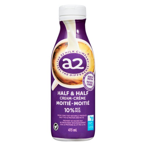 The a2 Milk Company 10% Half & Half Cream 473 ml - Voilà Online