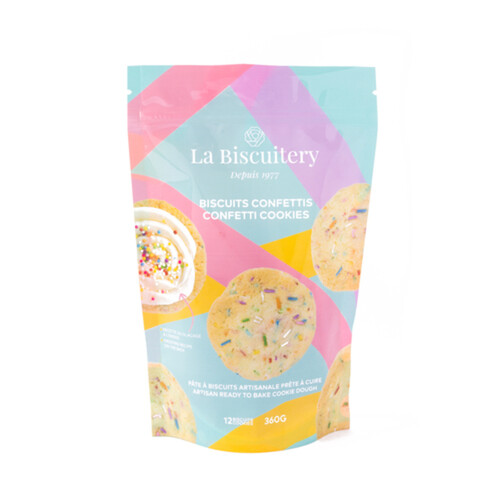 La Biscuitery Ready To Bake Cookies Artisan Confetti 360 g