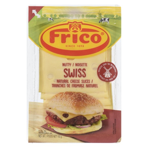 Frico Natural Sliced Cheese Swiss 150 g