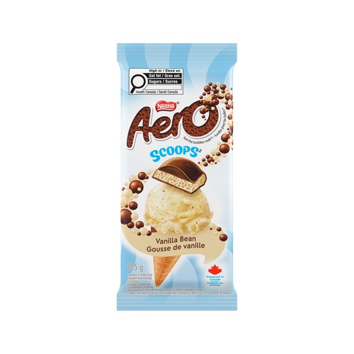 Nestlé Aero Chocolate Bar Vanilla Bean 105 g