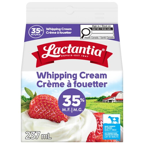 Lactantia 35% Whipping Cream 237 ml
