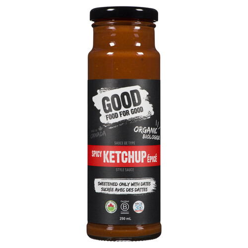 Good Food For Good Organic Sugar-Free Ketchup Spicy 250 ml