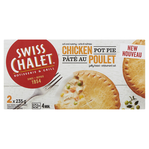Swiss Chalet Frozen Chicken Pot Pie 2 x 235 g