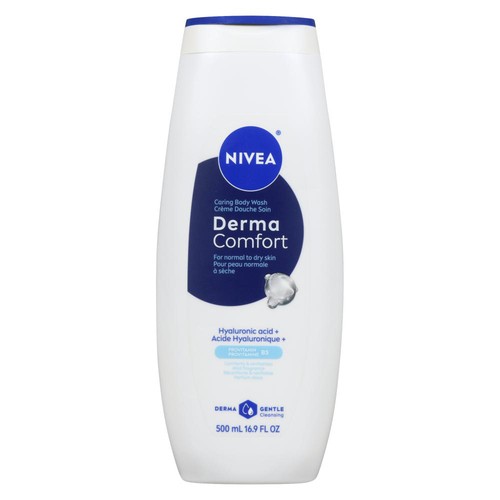Nivea Derma Comfort Caring Body Wash Hyaluronic Acid + Provitamin B5 500 ml