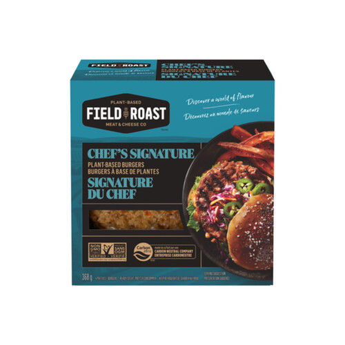 Field Roast Chef’s Signature Plant-Based Burger 368 g