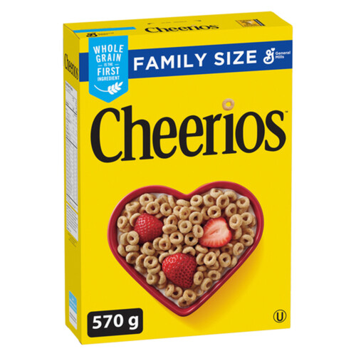 Cheerios Cereal Original Whole Grains Family Size 570 g