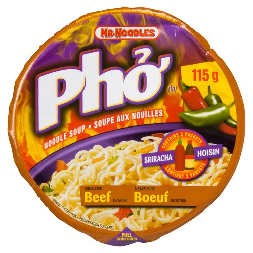 Mr Noodles Noodle Soup Beef Pho 115 g