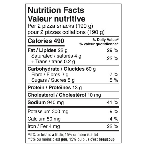Pillsbury Frozen Pizza Pops Taco Flavour Cheesy Beef 380 g