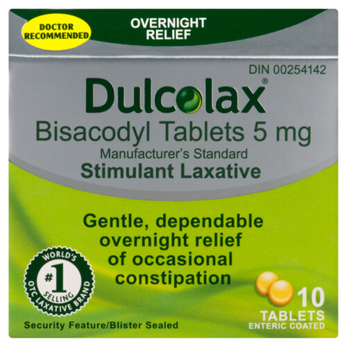 Dulcolax Laxative 5 mg Tablets 10 EA