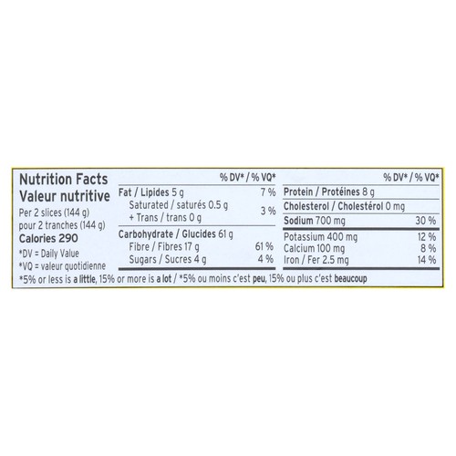 Mestemacher Bread Rye with Sunflower Seeds 500 g