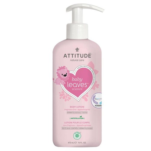 Attitude Baby Leaves Body Lotion Fragrance-Free 473 ml