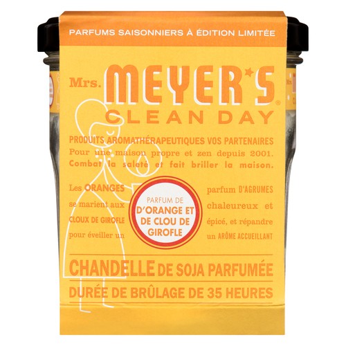 Mrs. Meyer's Clean Day Soy Candle Orange Clove Large 200 g