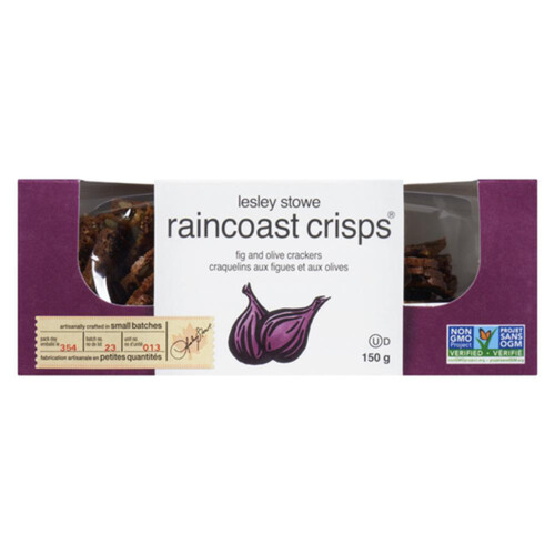 Lesley Stowe's Raincoast Crisps Fig & Olive 150 g