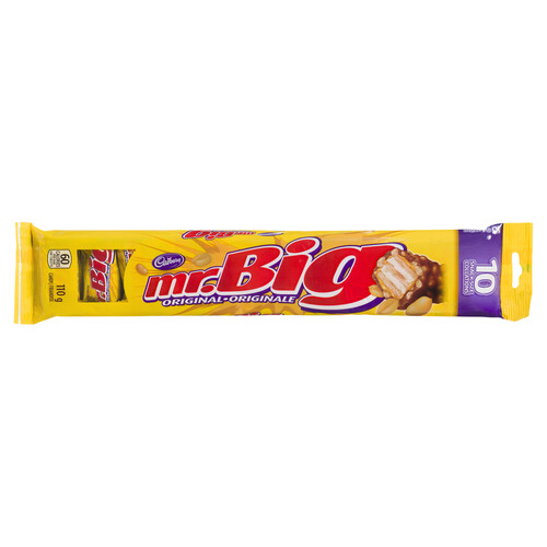 Mr. Big Chocolate Bars Snack Size 10 Pack 110 g