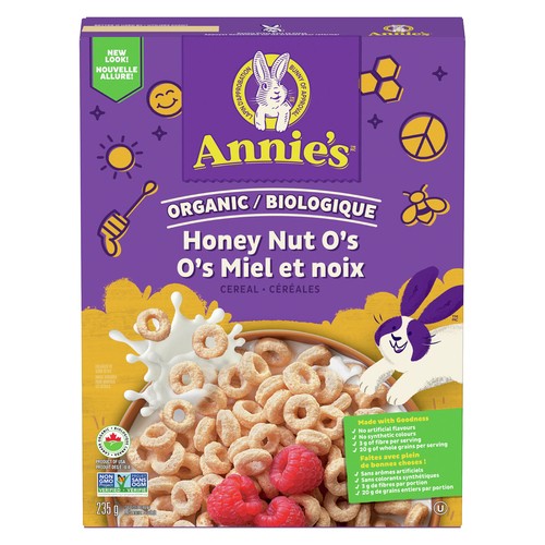Annie’s Cereal Organic Honey Nut O's Whole Grain 235 g