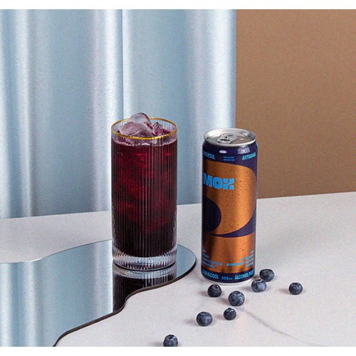 Mox Alcohol-Free Mocktail Gin Blueberry 355 ml (can)