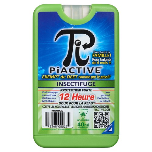 Piactive Wallet Size Mosquito Shield 40 ml
