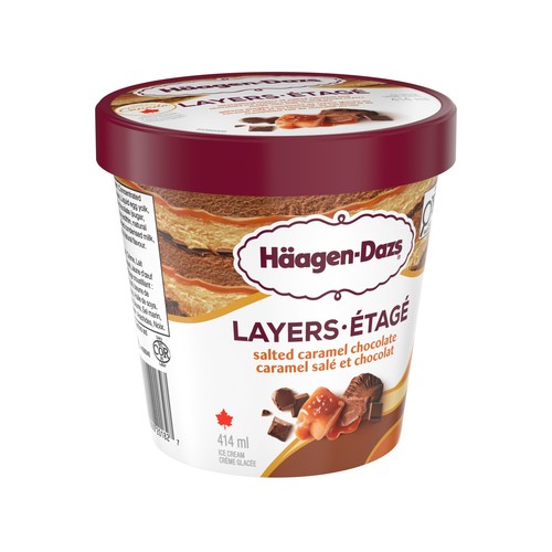 Häagen-Dazs Ice Cream Layers Salted Caramel Chocolate 414 ml
