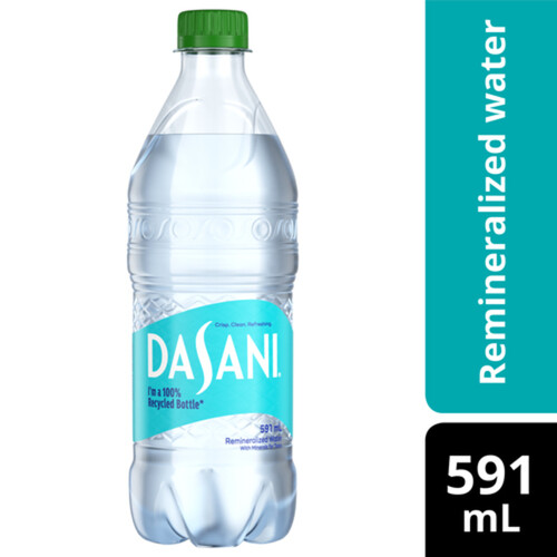Dasani Water Mineralized Treated 591 ml (bottle)