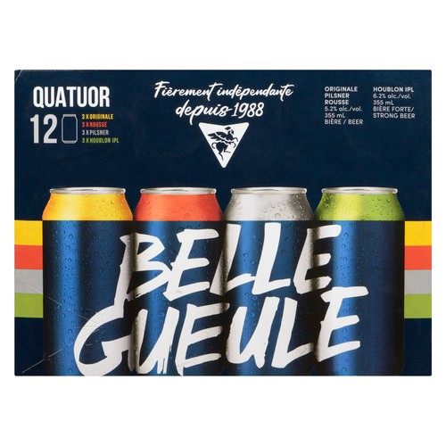 Belle Gueule Quatuor Beer Multipack 12 x 355 ml (cans)
