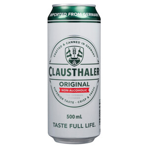 Clausthaler Non Alcoholic Beer Original 500 ml (can) - Voilà Online ...