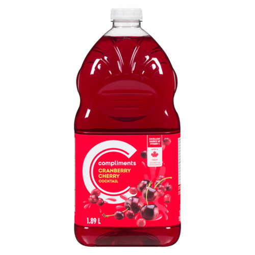 Compliments Cocktail Cranberry Cherry 1.89 L (bottle)