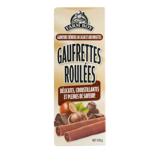 Farm Boy Wafer Rolls Hazelnut 150 g