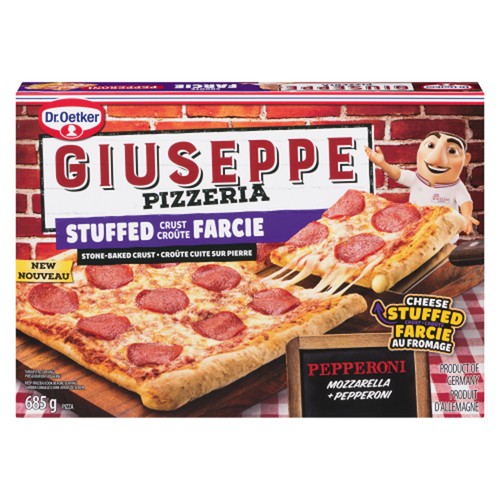 Dr. Oetker Giuseppe Frozen Stuffed Crust Pizza Pepperoni 685 g