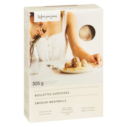 3 Times A Day Meatballs Swedish 305 g 