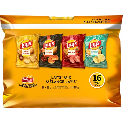 Frito Lay Multipack Lay's Mix 16 count 448 g
