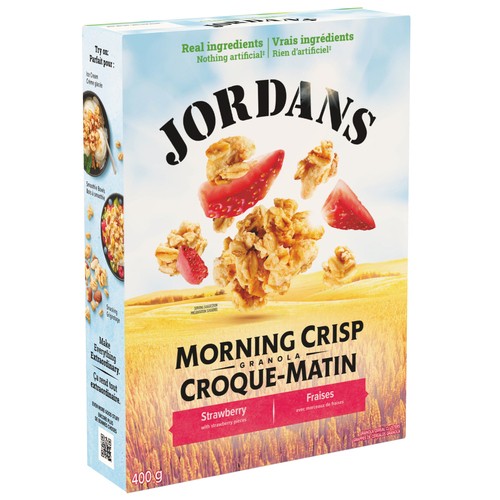 Jordans Morning Crisp Granola Cereal Strawberry 400 g
