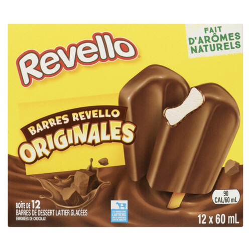 Revello Frozen Dairy Bars The Original 12 x 60 ml