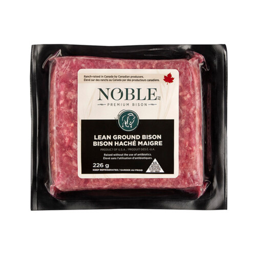 Noble Premium Bison Lean Ground Bison 226 g