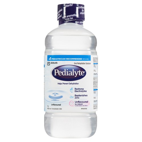 Pedialyte Oral Rehydration Liquid  Solution Unflavoured 1 L