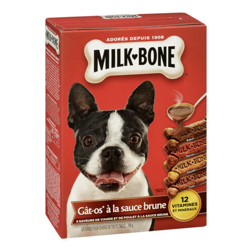 Milk-Bone Dog Biscuits Gravy Bones 4 Flavors 750 g