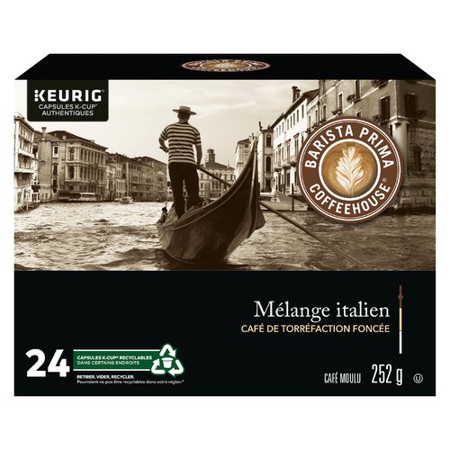 Barista Prima Coffee Pods Italian Roast 24 K-Cups 252 g
