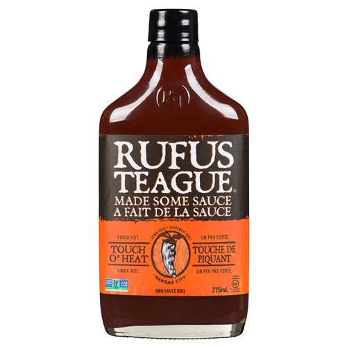 Rufus Teague Barbecue Sauce Touch O' Heat 375 ml