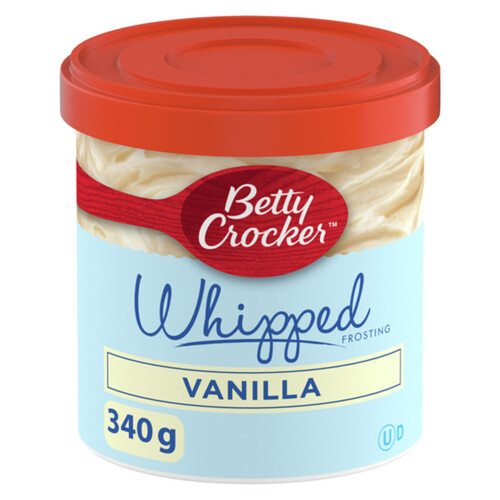 Betty Crocker Gluten Free Whipped Frosting Vanilla 340 g