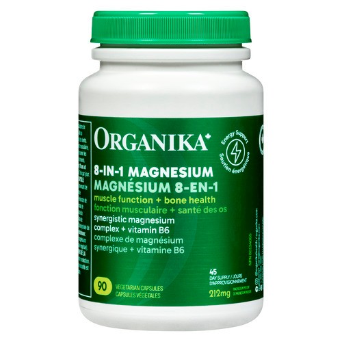 Organika Health Products 8 in1 Magnesium Supplement 90 EA