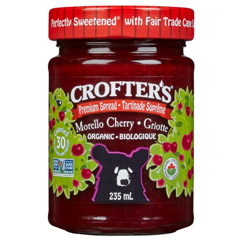 Crofters Organic Premium Spread Cherry Morello