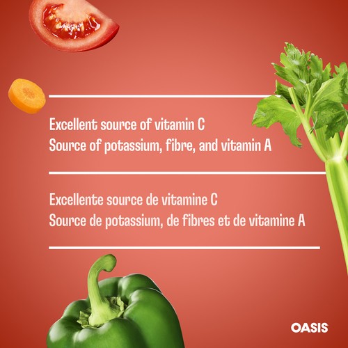 Oasis Cocktail Ten Vegetables 6 x 300 ml (bottles)