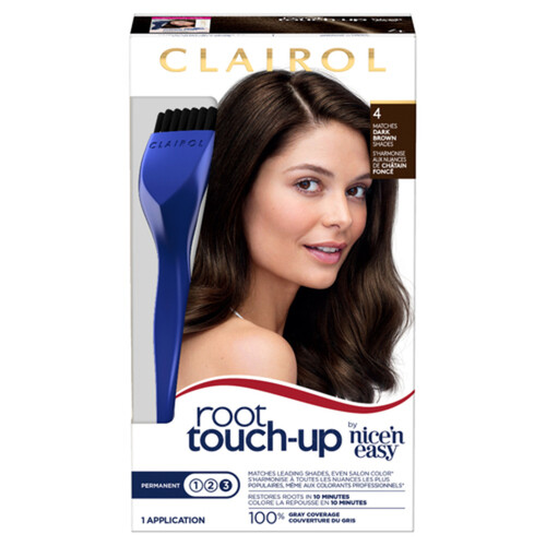 Clairol Nice'n Root Touch Up 4 Dark Brown 