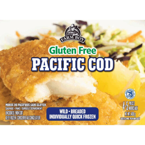 Farm Boy Gluten-Free Frozen Breaded Pacific Cod 400 g